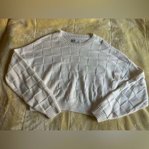Hollister Checkerboard Crew Neck Sweater